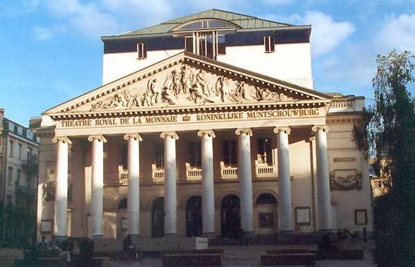 Brussels opera house la monaie theater building