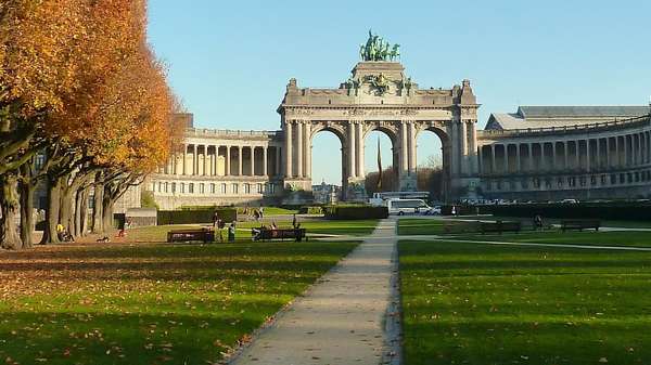 Parc du Cinquantenaire Brussels Triumph Arch