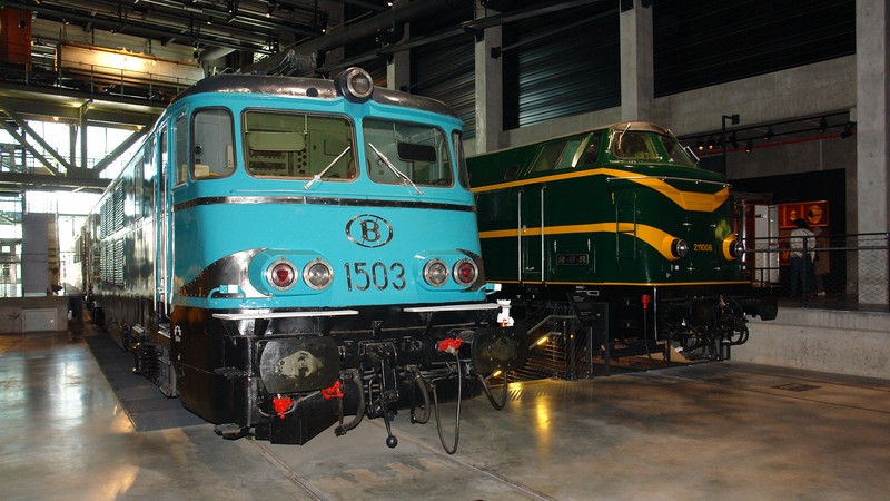Brussels museum train world locomotives