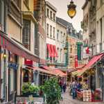Brussels City Centre Street Brussels City Centre Street