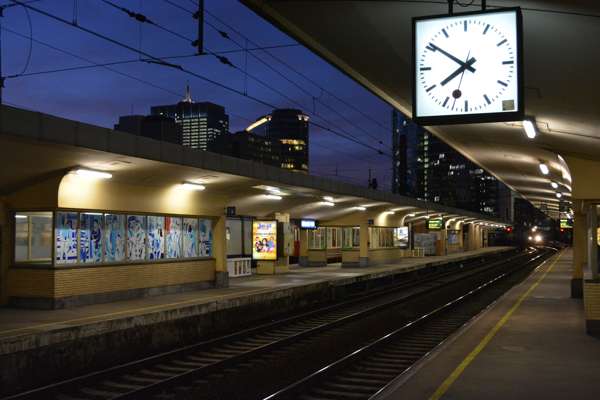 Brussels train station north nord